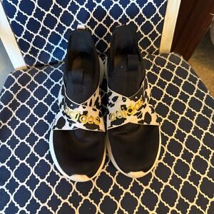 Adidas Puremotion Adapt Black White Cow Wrap women’s shoes Cloudfoam Comfort